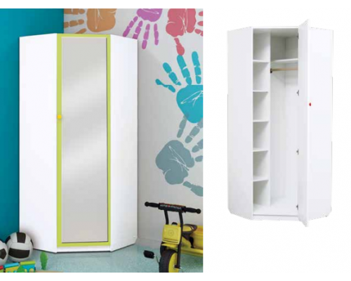 Шкаф угловой ''Радуга'' с зеркалом